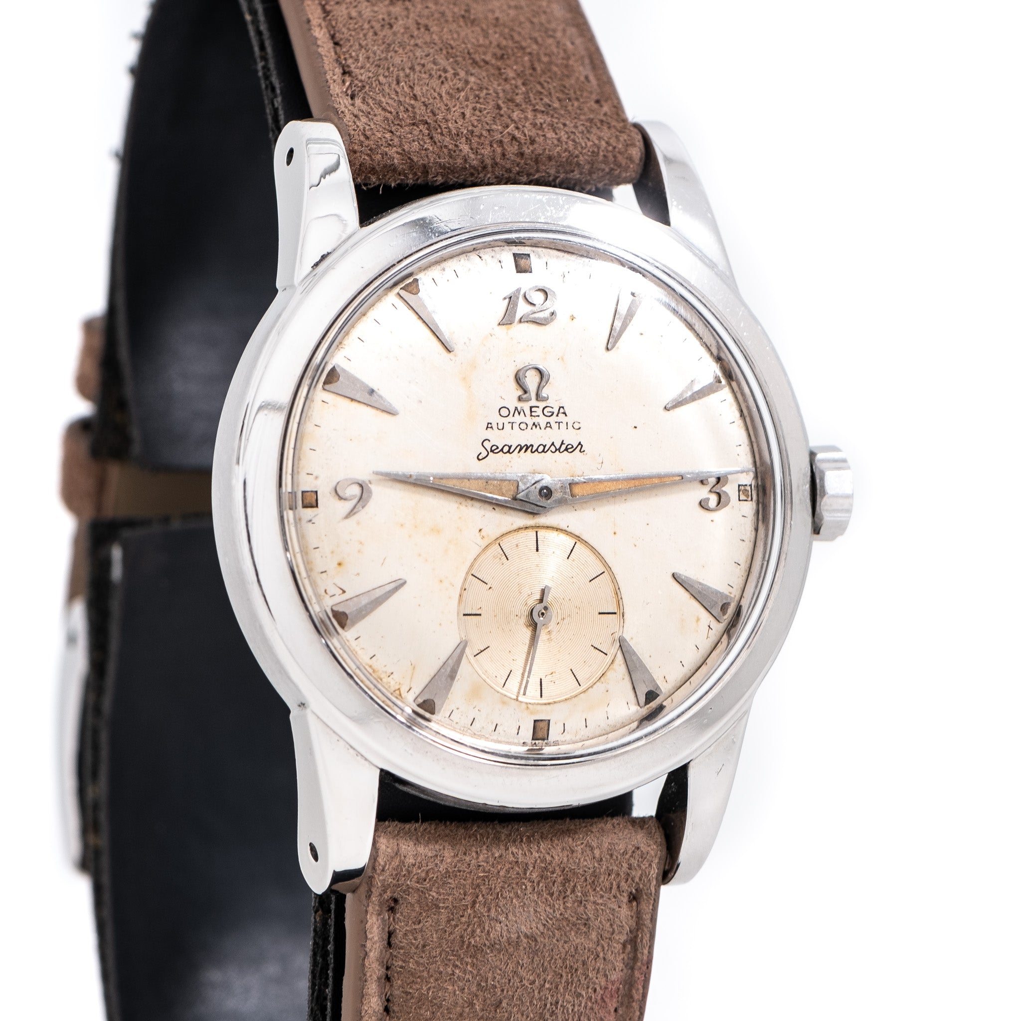 1951 Vintage Omega Seamaster Automatic Ref. 2576-14 H Stainless 
