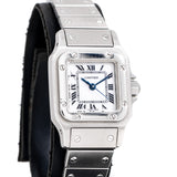 1988 Cartier Ladies Santos Carree Ref. 0901 Stainless Steel Watch (# 15045)