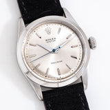 vintage rolex oyster ss ww, on its back