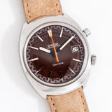 vintage omega chronostop ww, on its back
