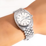 vintage omega constellation day date ww, wrist shot close up