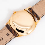vintage rolex rose gold chronometer, case back