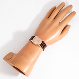 vintage rolex rose gold chronometer, wrist shot overview