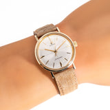 vintage omega seamaster ww, wrist shot close up