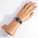 vintage omega seamaster black dial ww, wrist shot overview