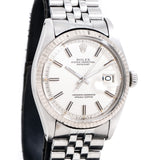 1971 Vintage Rolex Datejust "Sigma" Dial Ref. 1601 Watch in 14k White Gold & Stainless Steel (# 15056)