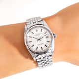 1971 Vintage Rolex Datejust "Sigma" Dial Ref. 1601 Watch in 14k White Gold & Stainless Steel (# 15056)