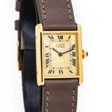 vintage cartier tank md champagne