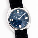 1967 Vintage Universal Genéve White Shadow Starry Night Dial Ref. 842111 Stainless Steel Watch (# 15062)