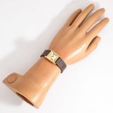 vintage cartier tank md champagne, wrist shot overview