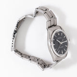 vintage rolex oyster perpetual black dial ww, side of the case