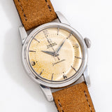 vintage omega seamaster ww, on its back