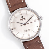 1961 Vintage Omega Seamaster DeVille "Linen" Dial Ref. 14765 SC 61 Stainless Steel Watch (# 15066)