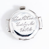 1910's Vintage LeCoultre Trench Style Watch in .925 Sterling Silver (# 15085)