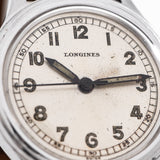 1942 Vintage Longines WWII Military Era Stainless Steel Watch (# 14246)