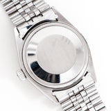 1971 Vintage Rolex Datejust Sigma Linen Dial Ref. 1601 14k White Gold & Stainless Steel Watch ( #15906)