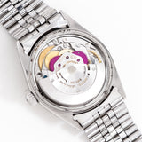 1971 Vintage Rolex Datejust Sigma Linen Dial Ref. 1601 14k White Gold & Stainless Steel Watch ( #15906)