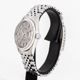 1971 Vintage Rolex Datejust Sigma Linen Dial Ref. 1601 14k White Gold & Stainless Steel Watch ( #15906)