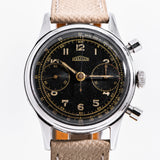 1950's - 1960's Vintage Angelus Two Register Chronograph in Stainless Steel (# 14725)