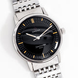 vintage omega seamaster 600 black dial, on its back