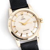 vintage omega seamaster ww, on its back