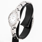 vintage rolex ladies ww, side of the case with crown view