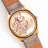vintage rose gold omega seamaster ww, movement view