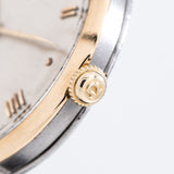 1951 Vintage Omega Two Tone Ref. 2402-1 in 14k Yellow Gold & Stainless Steel (# 14262)