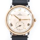 1951 Vintage Omega Two Tone Ref. 2402-1 in 14k Yellow Gold & Stainless Steel (# 14262)