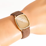 vintage vacheron constantin rectangular ww, wrist shot close up