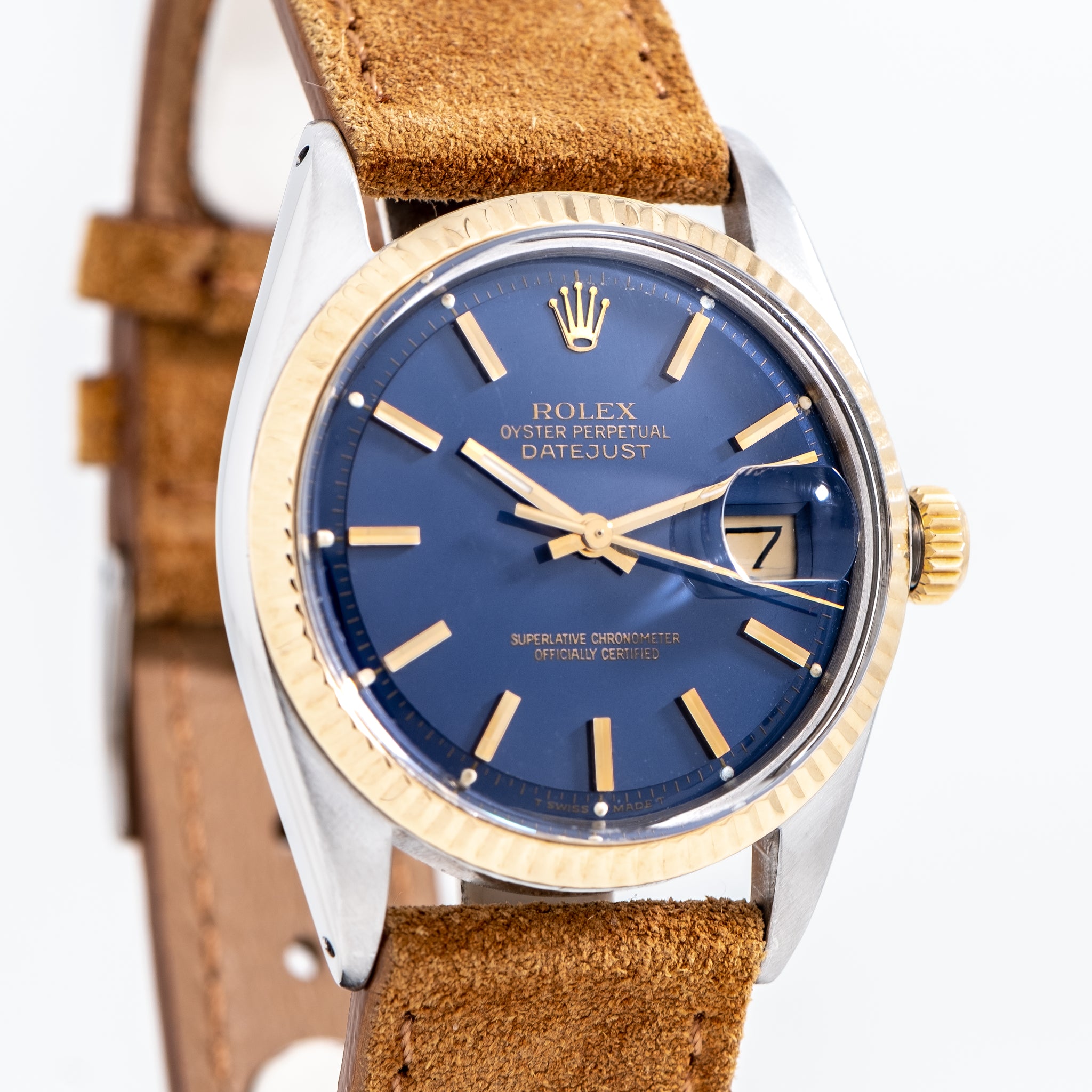 1968 Vintage Rolex Datejust 1601 Two Tone in 18K Yellow Gold – Time Watch Company