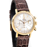 1967 Vintage Omega Seamaster Ref. 145.005-67 Three-Register Chronograph 18k Yellow Gold Plated Stainless Steel Watch ( #15935)