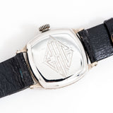 1927 Vintage Illinois Cushion-Shaped 14K White Gold Filled Watch (# 15937)