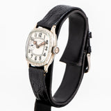1927 Vintage Illinois Cushion-Shaped 14K White Gold Filled Watch (# 15937)