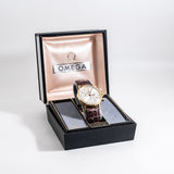 1967 Vintage Omega Seamaster Ref. 145.005-67 Three-Register Chronograph 18k Yellow Gold Plated Stainless Steel Watch ( #15935)