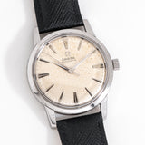 1958 Vintage Omega Linen Dial Ref. 14773-SC-61 Stainless Steel Watch (# 15105)