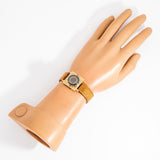 1980's Vintage Ernest Borel Men's Sized KALEIDOSCOPE Cocktail Watch in 24k Yellow Gold Plated Stainless Steel (# 14273)