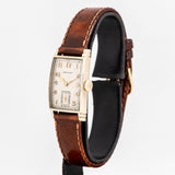 vintage hamilton myron ww, side of the case with crown view