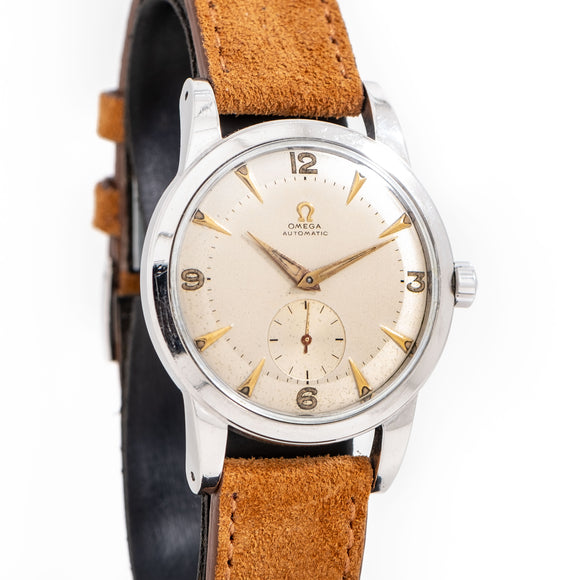 Omega 腕時計 1947 Vintage Omega WWII Era Ref. 2414-5 Stainless Steel Watch