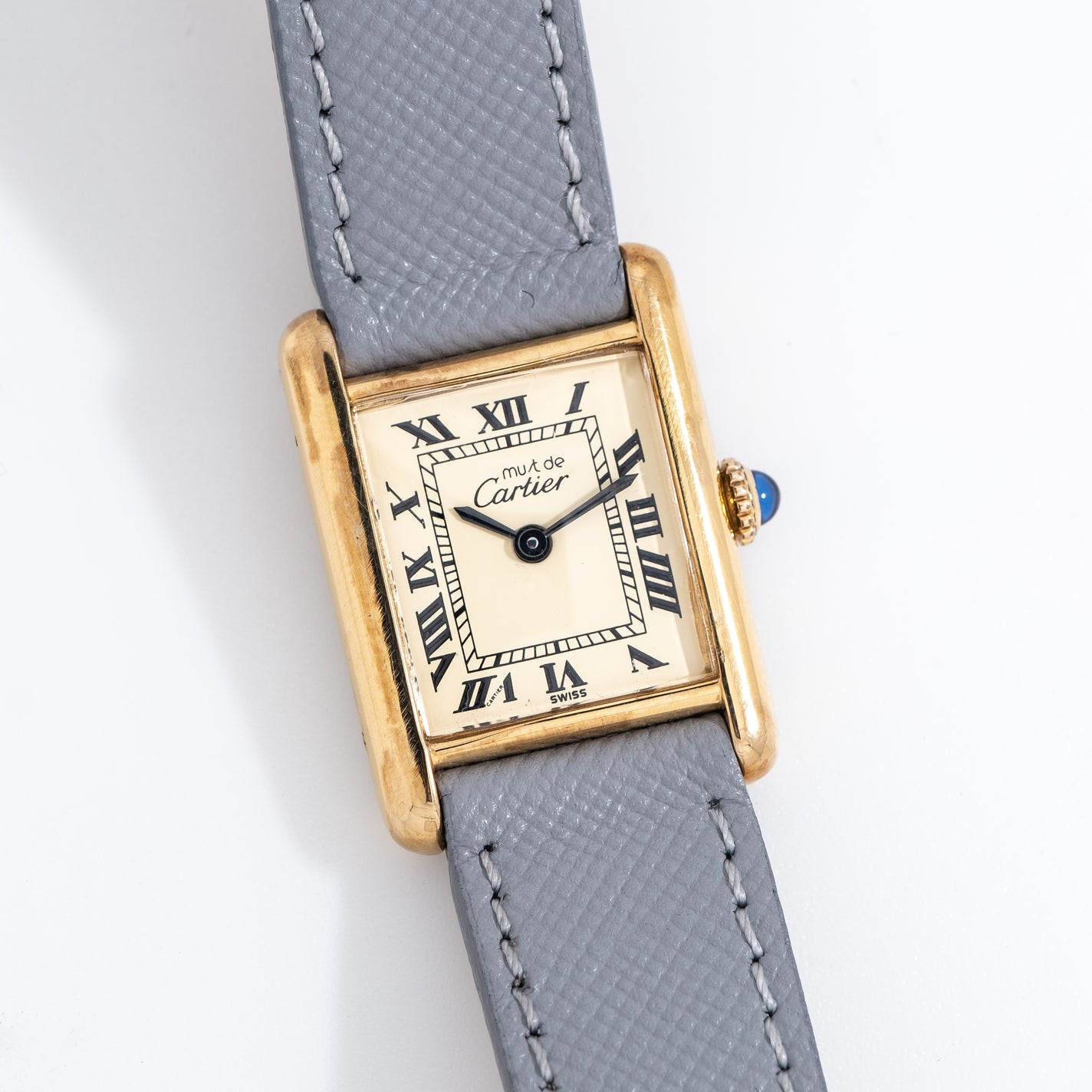 1990s Cartier Tank Louis In 18k Yellow Gold