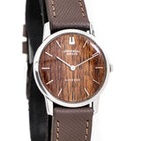 vintage Universal Geneve wood dial