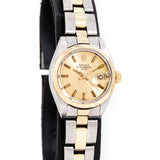 vintage rolex date automatic two tone ww