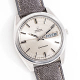 omega seamaster day date ww, on its back