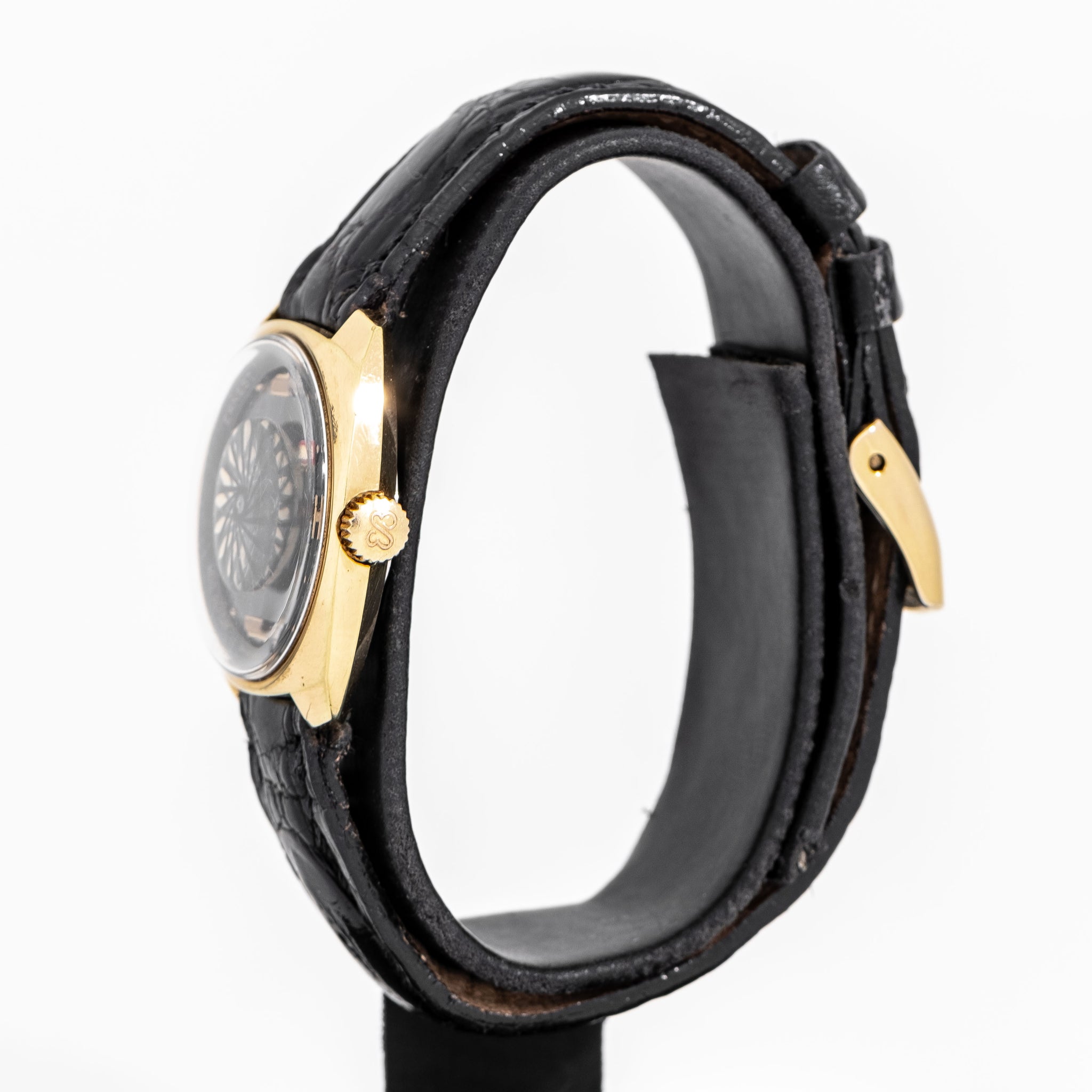 1990's Vintage Ladies Ernest Borel Cocktail Watch in 18k Yellow