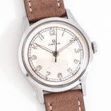vintage omega ww, on its back