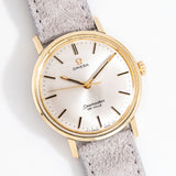 vintage omega seamaster deville ww, on its back
