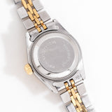 vintage ladies rolex date two tone ww, case back