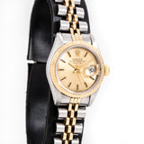 vintage ladies rolex date two tone ww