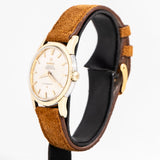 vintage omega constellation ww, side of the case with crown