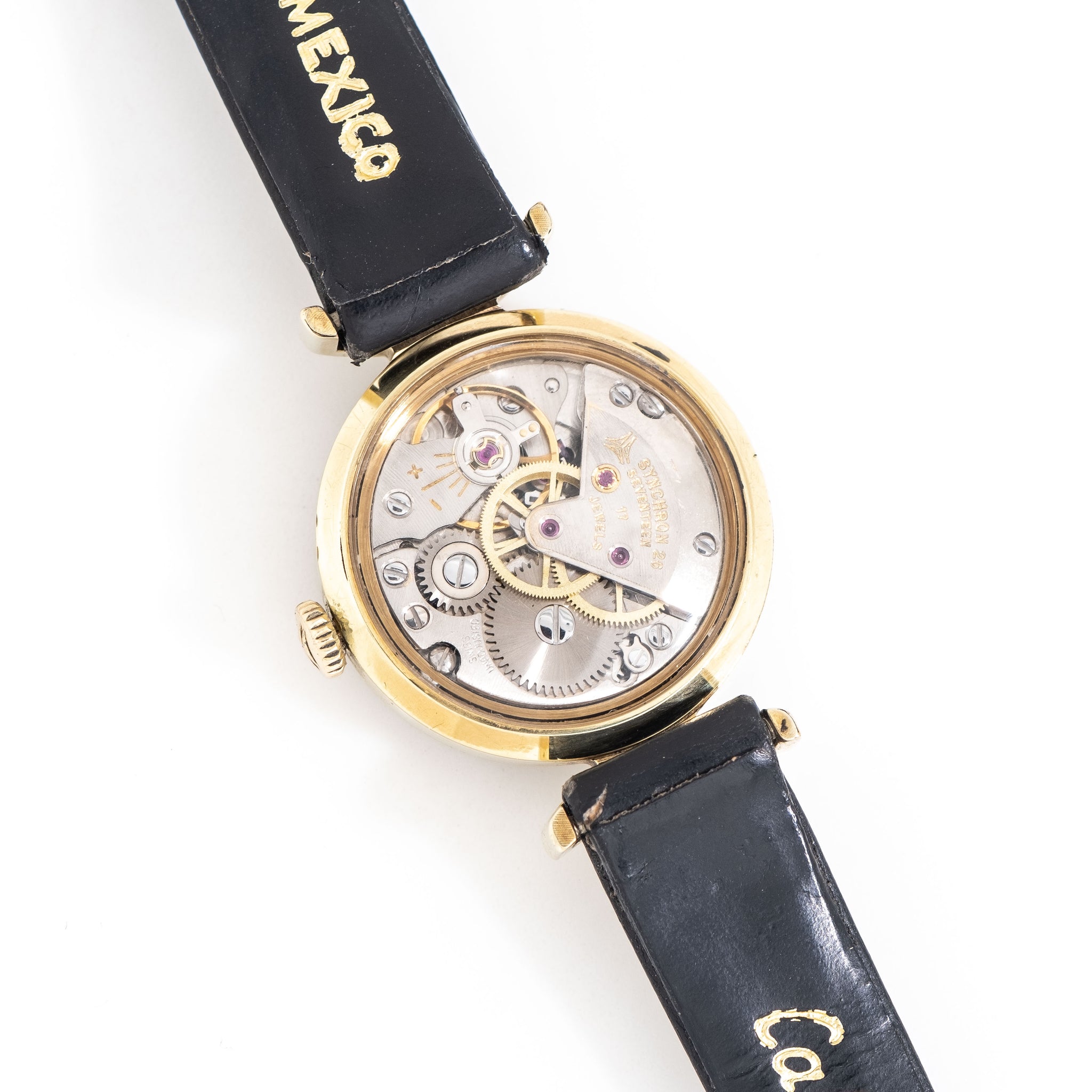 行灯　時計　アンティーク 1990's Vintage Ladies Ernest Borel Cocktail Watch in 18k Yellow